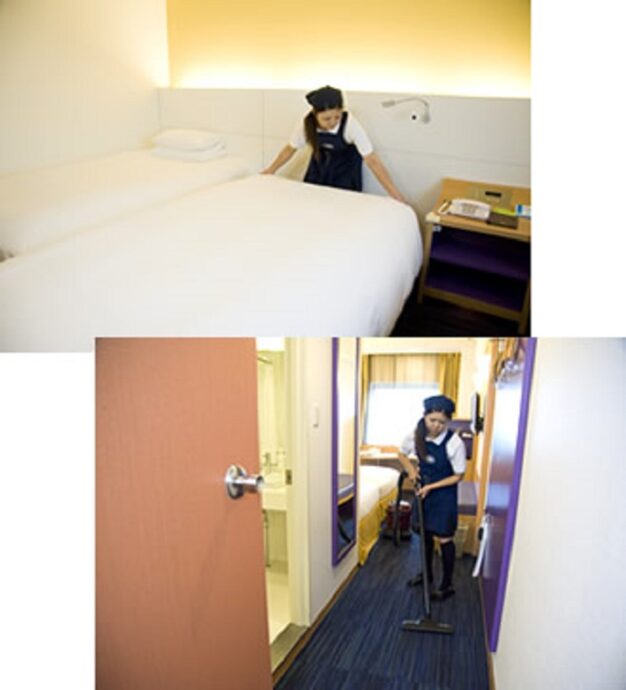 Du học sinh làm thêm phục vụ khách sạn tại nhật