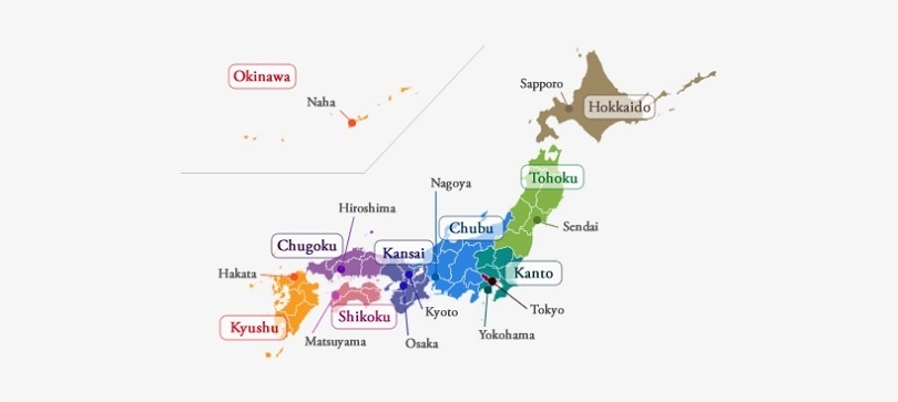 Bản đồ đất nước Nhật Bản